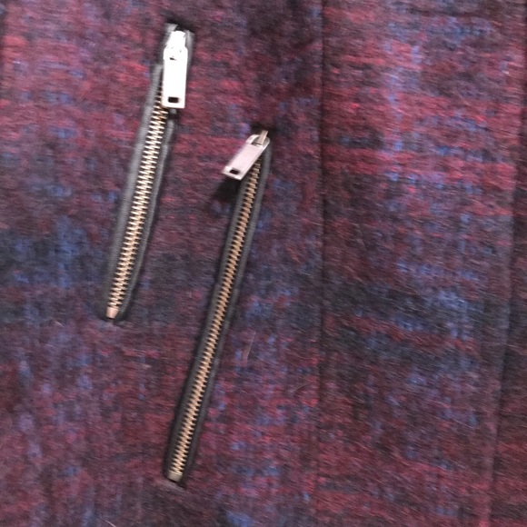 Zara jacket with faux leather collar and cuffing. - Picture 2 of 10